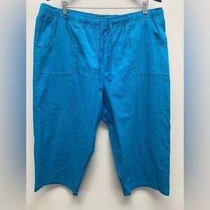 Blue Women's Capris